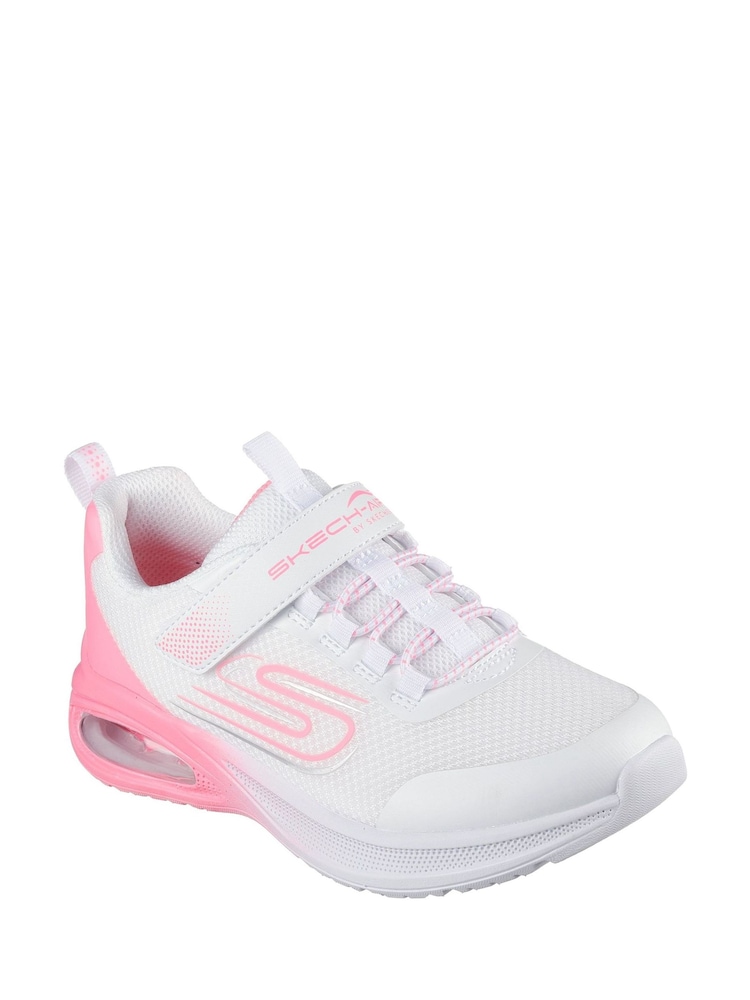 Skechers White Microspec Max Advance Fly 3.0 Trainers - Image 1 of 2