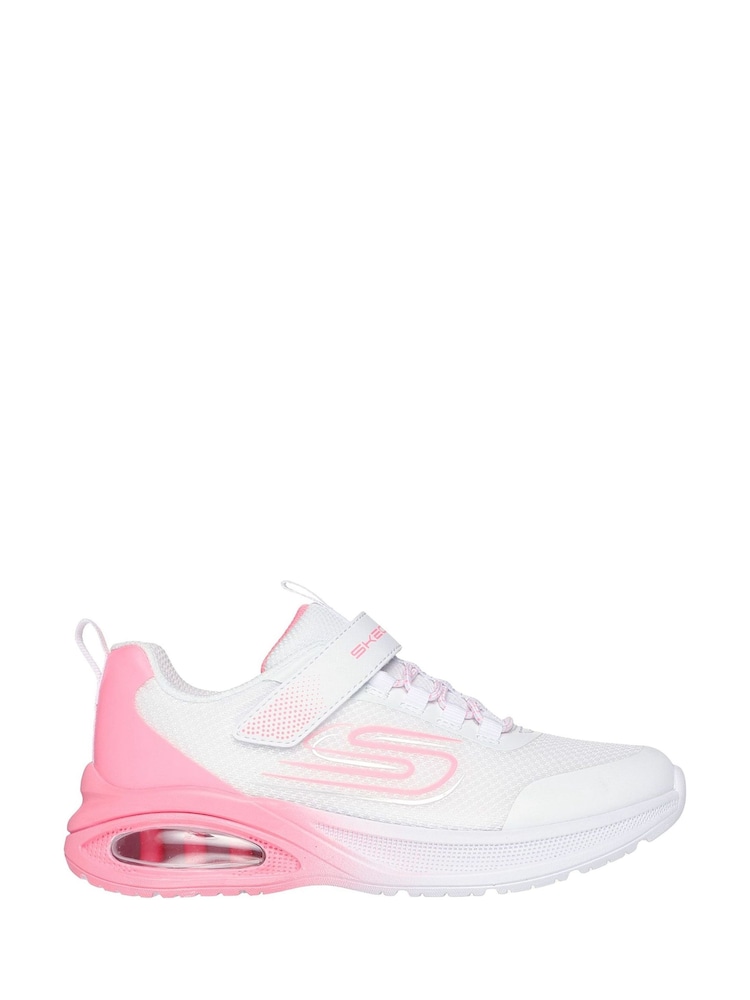 Skechers White Microspec Max Advance Fly 3.0 Trainers - Image 2 of 2