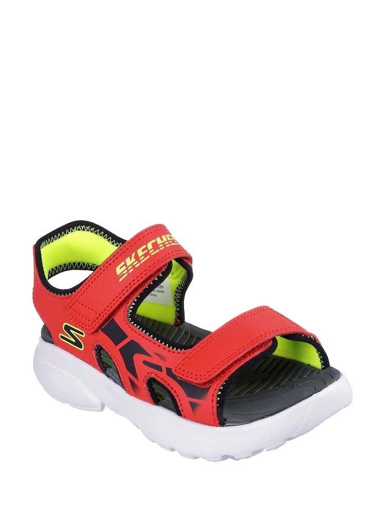 Skechers Red Razor Splash Aqua Buddies Sandals - Image 2 of 2