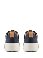 Clarks Blue Standard Fit (D) Nubuck Hollyhock Walk Trainers - Image 5 of 7