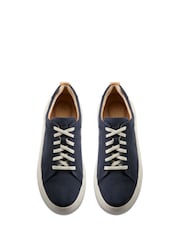 Clarks Blue Standard Fit (D) Nubuck Hollyhock Walk Trainers - Image 6 of 7