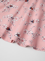 Polarn O Pyret Pink Floral Print Dress - Image 2 of 5