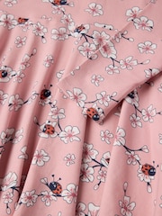 Polarn O Pyret Pink Floral Print Dress - Image 4 of 5
