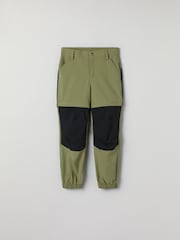 Polarn O Pyret Green Zip-Off Water Repellent Outdoor Trousers - Image 3 of 5