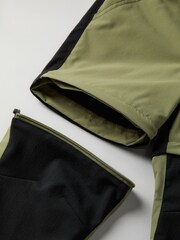 Polarn O Pyret Green Zip-Off Water Repellent Outdoor Trousers - Image 5 of 5