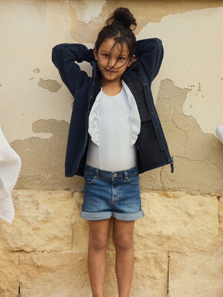 Polarn O Pyret Blue Denim Shorts - Image 1 of 5
