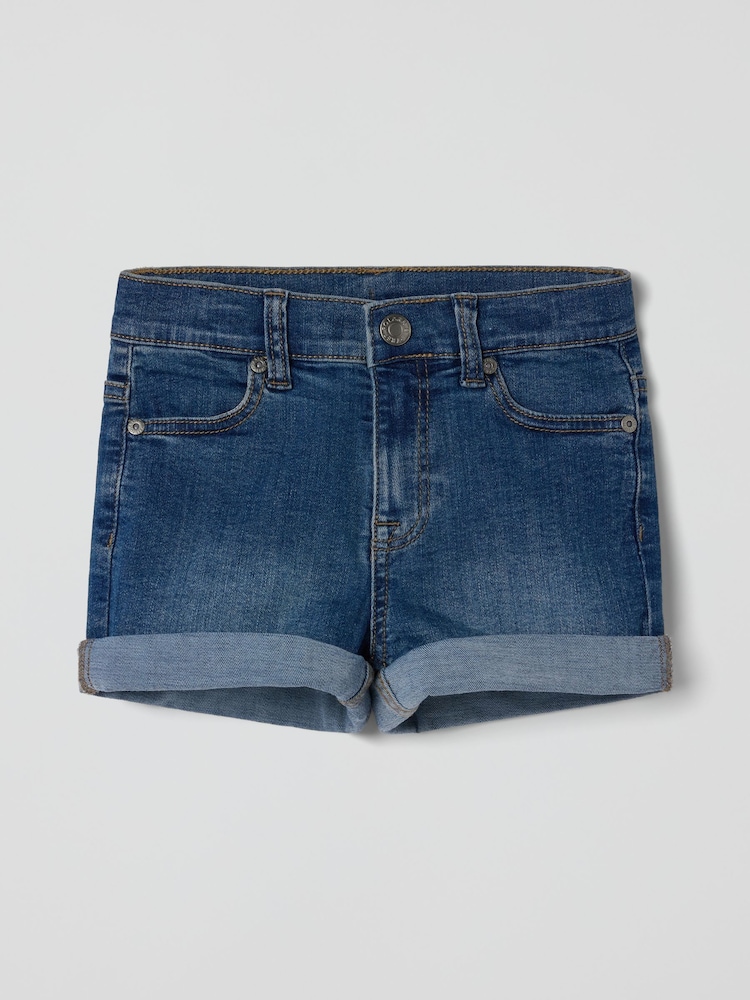 Polarn O Pyret Blue Denim Shorts - Image 3 of 5