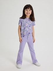 Polarn O Pyret Purple Lightweight Bootleg Jeans - Image 1 of 7