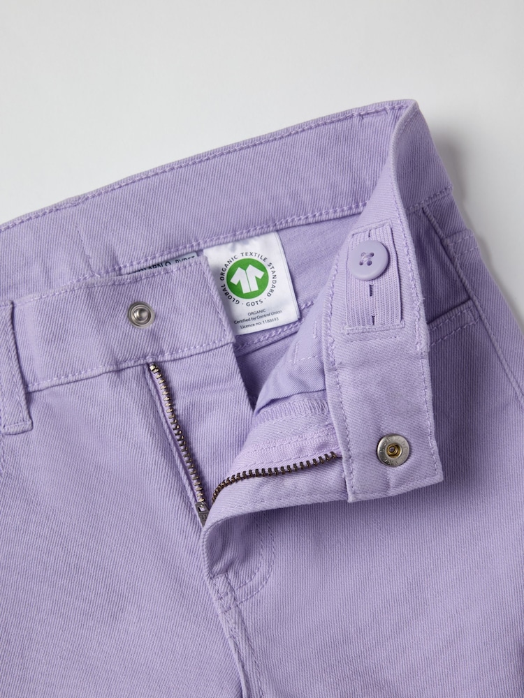 Polarn O Pyret Purple Lightweight Bootleg Jeans - Image 6 of 7