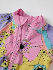 Bañador con estampado de flores y diseño de protección solar UV de Polarn O Pyret - Imagen 3 de 4