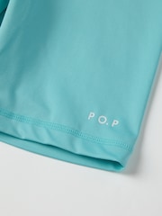 Polarn O Pyret Blue Sunsafe UV Swim Shorts - Image 3 of 3