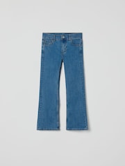Polarn O Pyret Blue Lightweight Bootleg Jeans - Image 2 of 4