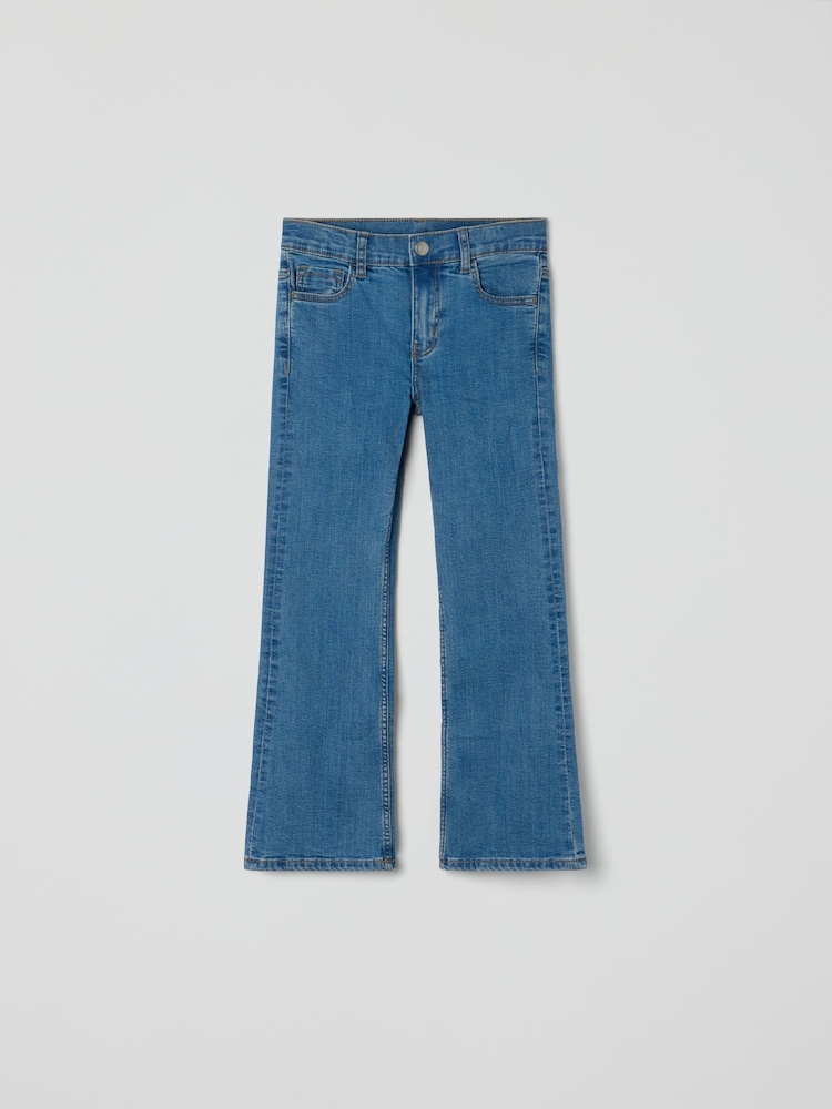 Polarn O Pyret Blue Lightweight Bootleg Jeans - Image 2 of 4
