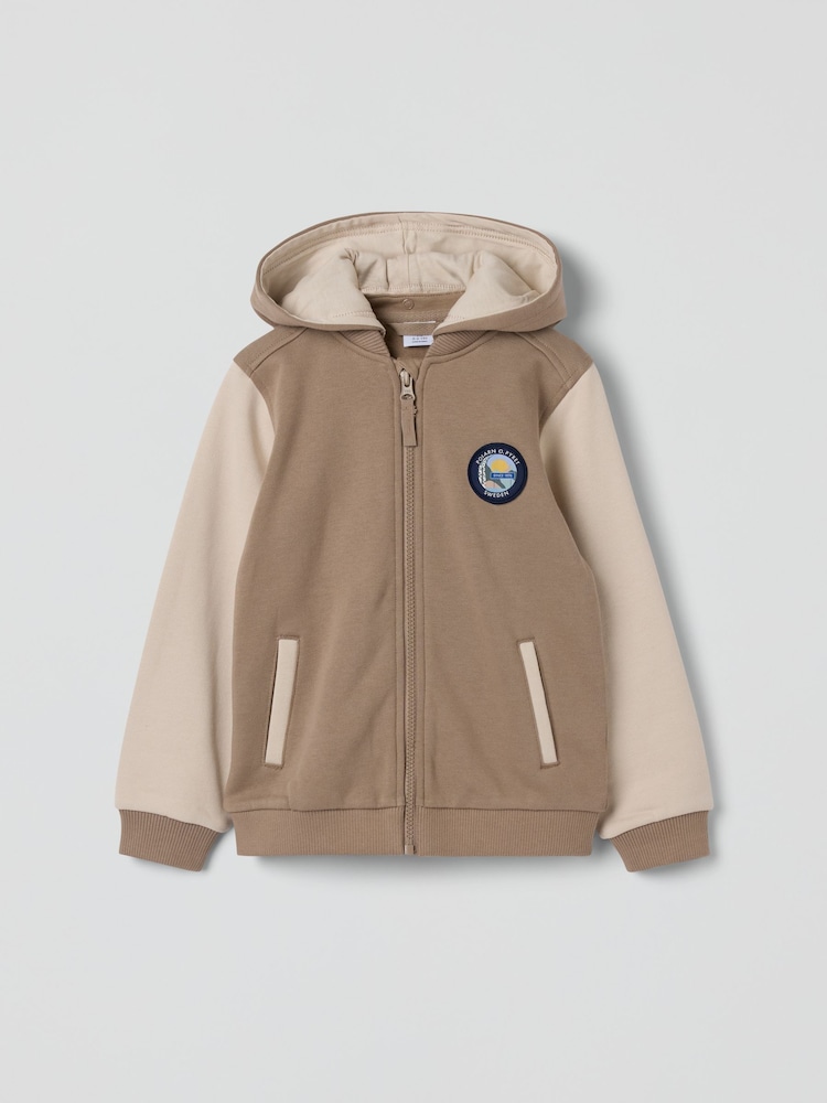 Polarn O Pyret Natural 100% Organic Cotton Hoodie - Image 2 of 6