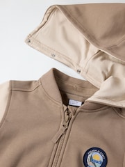Polarn O Pyret Natural 100% Organic Cotton Hoodie - Image 4 of 6