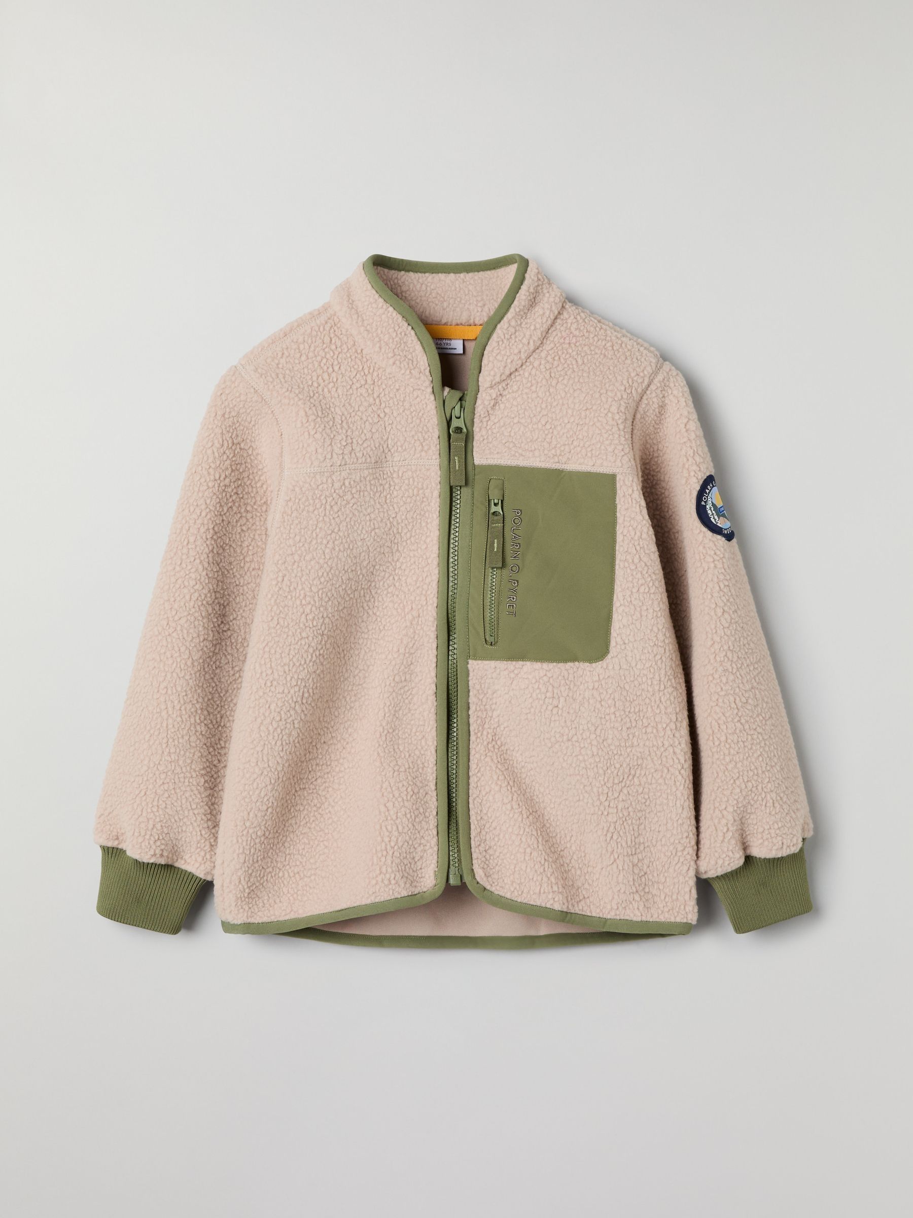 Buy Polarn O. Pyret Natural Teddy Fleece Jacket from the Next UK online ...