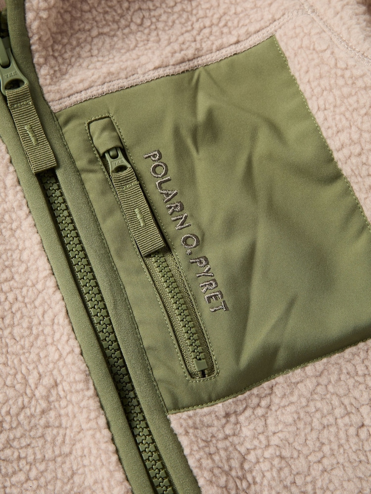 Polarn O. Pyret Teddy Fleece Jacket - Image 7 of 8