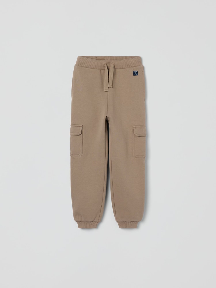 Polarn O Pyret 100% Organic Cotton Cargo Joggers - Image 3 of 6