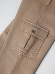 Polarn O Pyret Natural 100% Organic Cotton Cargo Joggers - Image 6 of 6