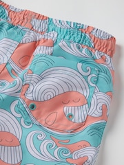 Polarn O Pyret Whale Print Swim Shorts - Image 3 of 3