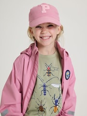 Polarn O Pyret Green 100% Organic Cotton Ladybird Print T-Shirt - Image 1 of 5