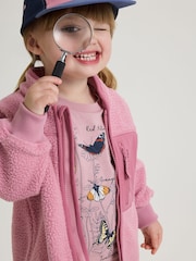 Polarn O Pyret Pink 100% Organic Cotton Ladybird Print T-Shirt - Image 2 of 6