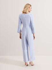 Phase Eight Blue Sienna Tux Jumpsuit - Image 2 of 7