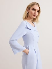 Phase Eight Blue Sienna Tux Jumpsuit - Image 4 of 7