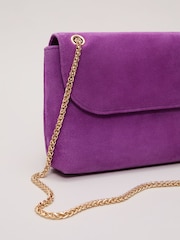 Phase Eight Suede Chain Clutch Bag - Imagen 2 de 6
