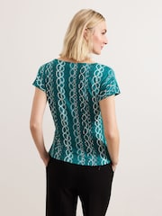 Phase Eight Green Kiara Chain Top - Image 2 of 6