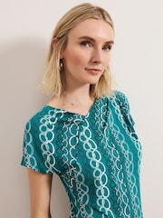 Phase Eight Green Kiara Chain Top - Image 5 of 6