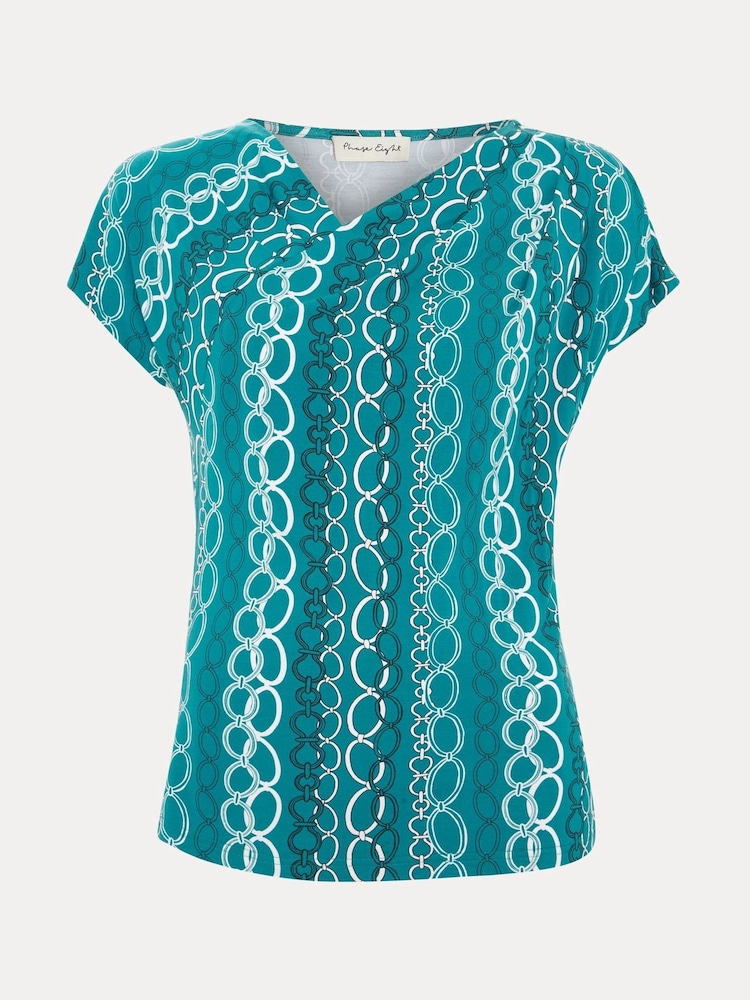 Phase Eight Green Kiara Chain Top - Image 6 of 6