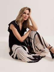 Phase Eight Black Uma Maxi Dress - Image 6 of 7
