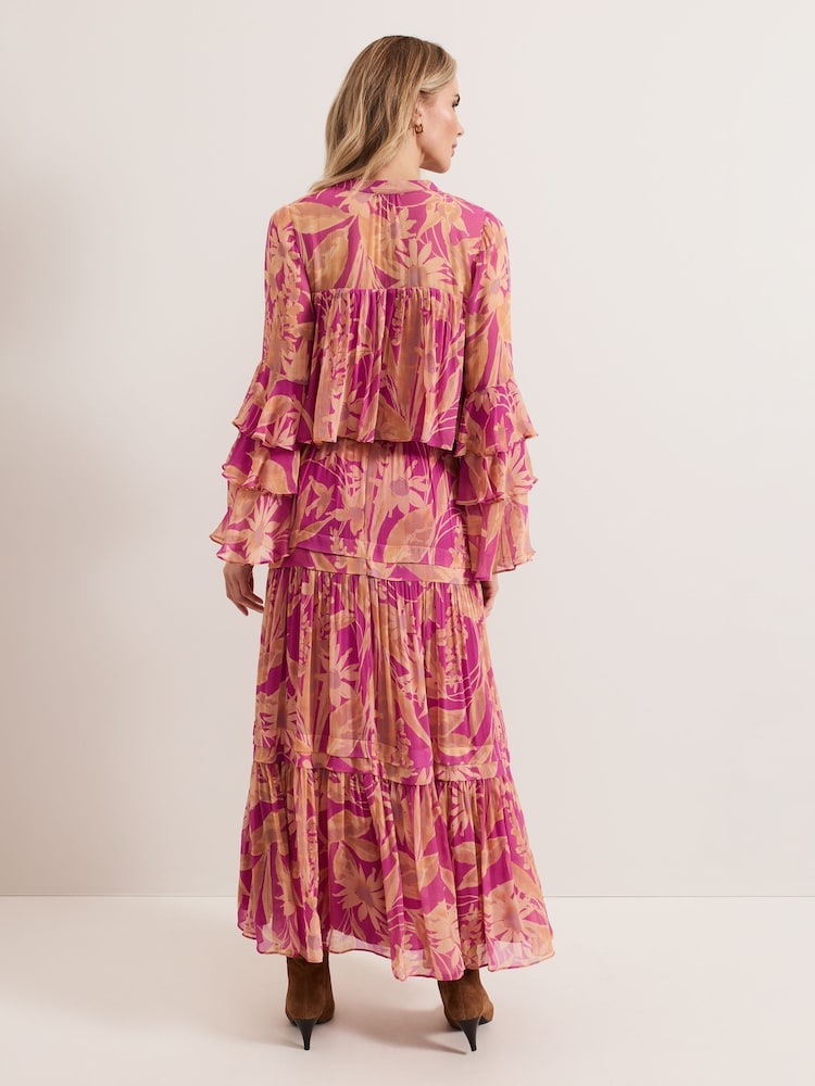 Phase Eight Purple Annalisia Skirt - Image 3 of 6