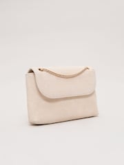 Phase Eight Natural Suede Chain Clutch Bag - Image 2 of 7