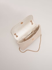 Phase Eight Natural Suede Chain Clutch Bag - Image 3 of 7