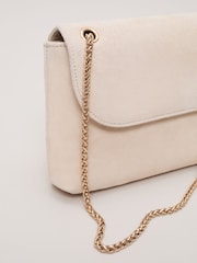 Phase Eight Natural Suede Chain Clutch Bag - Image 4 of 7