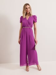 Phase Eight Purple Helene Jumpsuit - Image 1 of 7
