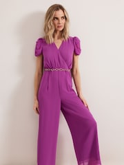 Phase Eight Purple Helene Jumpsuit - Image 3 of 7