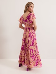 Phase Eight Pink Dinara Printed Dress - Image 2 of 7