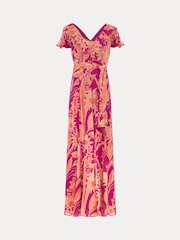 Phase Eight Pink Dinara Printed Dress - Image 7 of 7