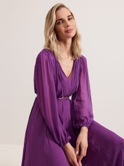 Phase Eight Amal Pleated Dress - صورة 5 من 7