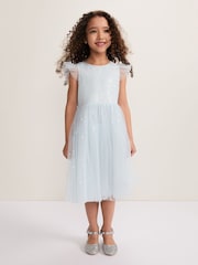 Phase Eight Blue Kaya Sequin Dress - Image 1 of 7