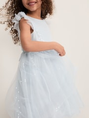 Phase Eight Blue Kaya Sequin Dress - Image 5 of 7