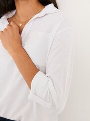 Branco - Camisas FATFACE Jersey - Imagem 3 de 5