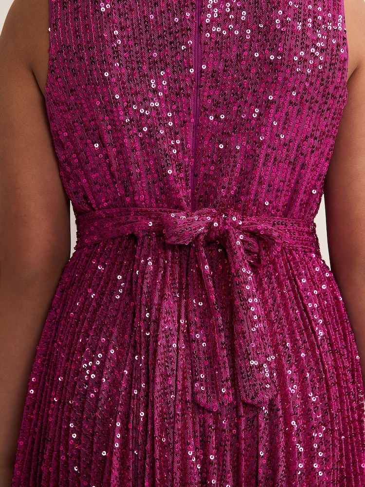 Phase Eight Pink Tiana Pink Dress - Image 5 of 7