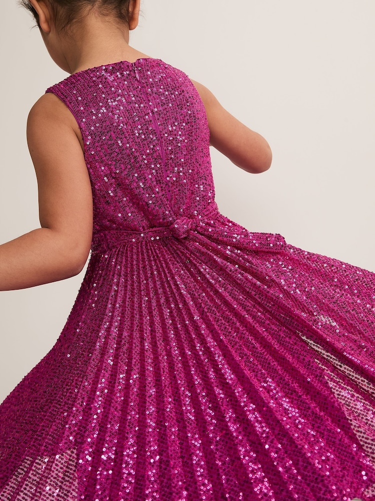 Phase Eight Pink Tiana Pink Dress - Image 6 of 7