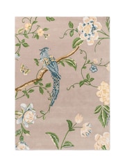 Laura Ashley Teal Blue Summer Palace Cranberry Rug - Image 1 of 7