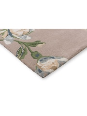 Laura Ashley Teal Blue Summer Palace Cranberry Rug - Image 3 of 7