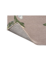 Laura Ashley Teal Blue Summer Palace Cranberry Rug - Image 4 of 7